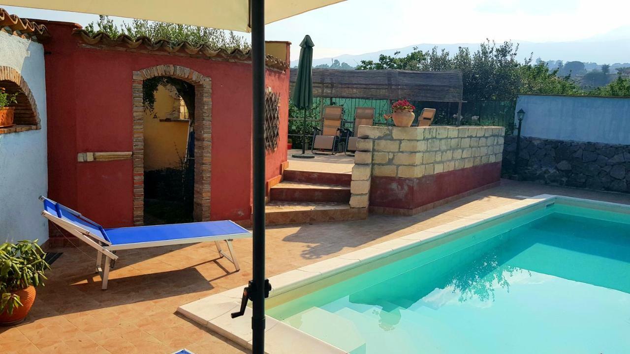サンタ・ヴェネリーナ Original Sicily Houseヴィラ エクステリア 写真